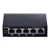 D-Link DGS-1005P/E tīkla slēdzis Nepārvaldāms Gigabit Ethernet (10/100/1000) Power over Ethernet (PoE) Melns