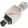 RJ45 savienotājs Harting Han PushPull 09 35 226 0401 taisns, 4 polu, paneļa stiprinājuma ieliktnis