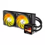 Procesora šķidruma dzesēšana Darkflash DE240 (melna) — 240 mm radiators, AIO šķidruma dzesētājs