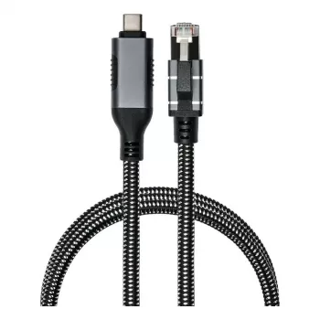 Good Connections Ethernet-kabelis USB-C RJ45, Antracīts, 1,0m
