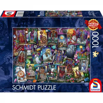 Kāršu mozaīkpuzle, schmidt spiele Mistiskās taro kārtis — 1000 gabali