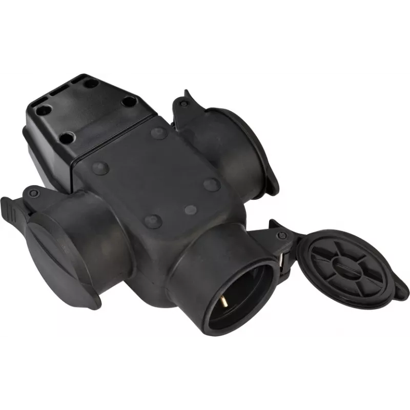Brennenstuhl 1082120 elektrības kontaktligzdu savienotājs Platums 145 mm Augstums 55 mm Garums 120 mm