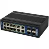 Pārvaldāms slēdzis ALLNET ALL-SGI8016PM L2+/L3 12x Gigabit Ethernet PoE