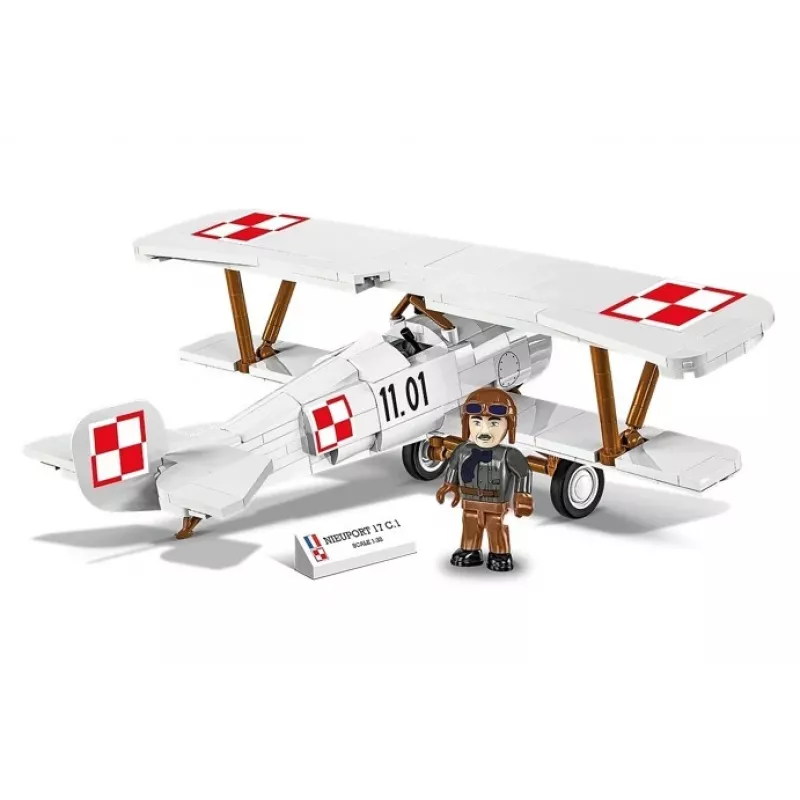 Cobi ķieģelīšu komplekts Nieuport 17 C.1 274 detaļas modeļa komplekts
