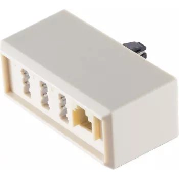 Adapter ShiverPeaks S/CONN maksimāla savienojamība Modulārais savienotājs TAE F-spraudnis uz NFN un Western sakabi 6/4 fiksēts adapteris