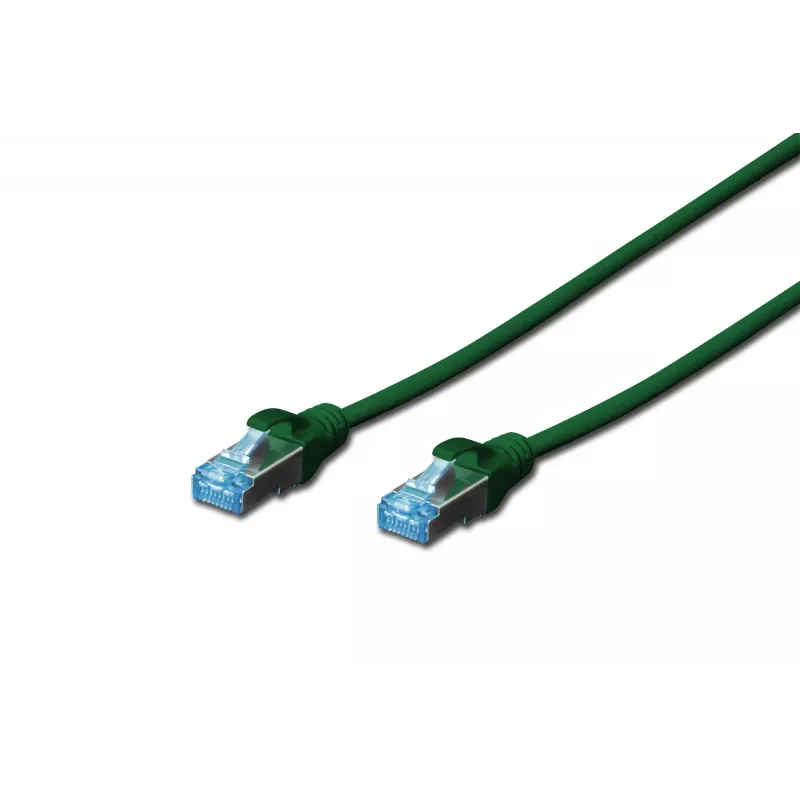 Tīkla kabelis Digitus CAT 5e SF/UTP 1 m zaļš RJ-45