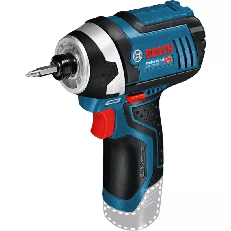 Bosch GDR 12V-105 Professional 2600 RPM melna, zila, sarkana