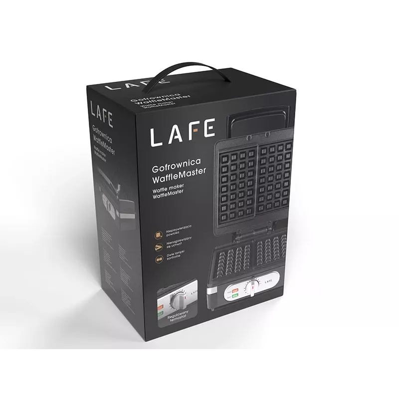 Vafeļu panna LAFE WaffleMaster GFB-003 1400W ar nepiedegošām plāksnēm