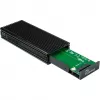 SSD korpuss Inter-Tech K-1685 melns M.2