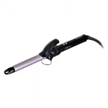 Lokšķēres BABYLISS Pro 180 19mm — 19 mm stienis, 150–180°C, 10 sildīšanas līmeņi, grozāms vads, rozā/melna