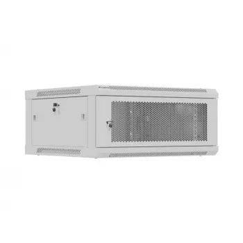 LANBERG pie sienas stiprināms 19 collu instalācijas skapis 4U 600x600 mm, pelēks