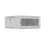 LANBERG pie sienas stiprināms 19 collu instalācijas skapis 4U 600x600 mm, pelēks