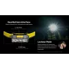 Nitecore NU27 lukturis Melns, Dzeltena galvas lente LED
