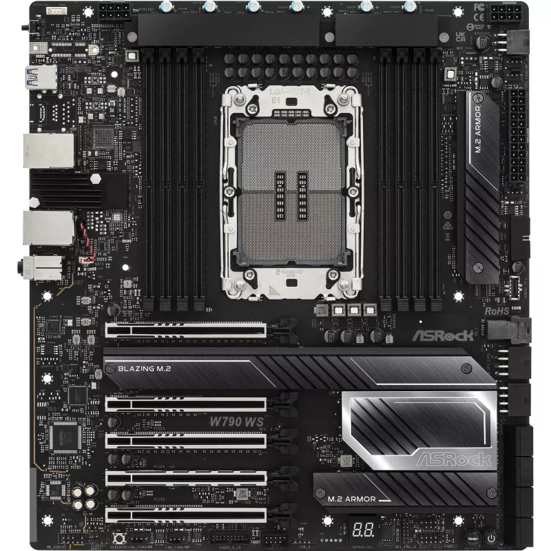 Mātesplate ASRock W790 WS R2.0 Intel W790 LGA 4677 Extended ATX
