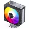 CPU dzesētājs Jonsbo CA40 Melns ARGB, 120 mm PWM ventilators, 225W TDP, melns