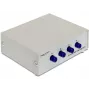 DeLOCK 87589 4 portu RS-232 manuāls seriālais slēdzis