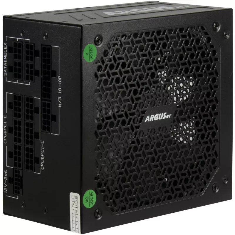 Intertech Inter-Tech ArgusNT HA-1000BA4 1000W 80+Gold ATX3.1 (1000W), PC barošanas bloks