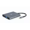 Gembird a-CM-COMBO6-01 Laptop dokstacija/portu replikators USB 3.2 Gen 1 (3.1 collu)