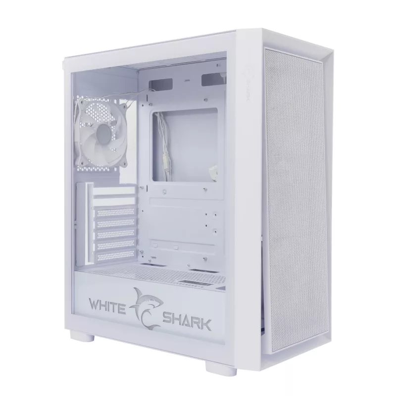 Datora korpuss White Shark GCC-2401 Warhead-3 ATX balts