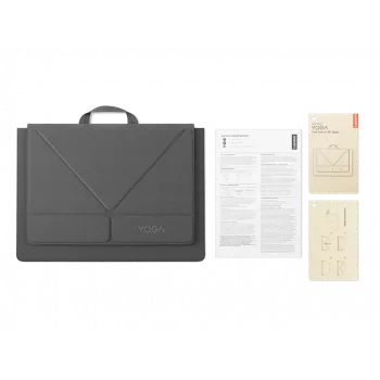 Lenovo Yoga Tote Sleeve | Piemērots līdz 14 collu izmēram | Uzmava | Pelēks