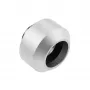 Cietās caurules savienotājs 14 mm OPTIMUS — metāla dzesēšanas šķidruma/PC ūdens dzesēšanas savienotājs, sudraba krāsā