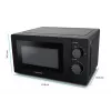 Solo mikroviļņu krāsns ESPERANZA ESTOFADO — 20 L, 700 W, 5 jaudas līmeņi, 24,5 cm grozāmais šķīvis, melna