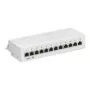 Wentronic Goobay CAT 5e Mini/Desktop Patch Panel, 12 portu, pelēks - STP ekranēts, pelēks (93041)