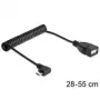 USB kabelis DeLOCK 83354 USB 2.0 0,5 m Micro-USB B USB A melns