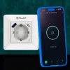 Viedais WiFi sienas kontaktligzdas spraudnis Tellur TLL331531 — 3600W 16A, Wi‑Fi tālvadība