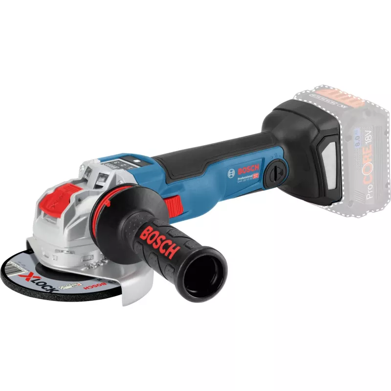 Bosch GWX 18V-10 SC leņķa slīpmašīna 12.5 cm 9000 RPM 2 kg
