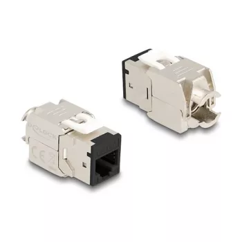 DeLOCK 88118 keystone modulis Plakans Melns RJ-45 10 gab.