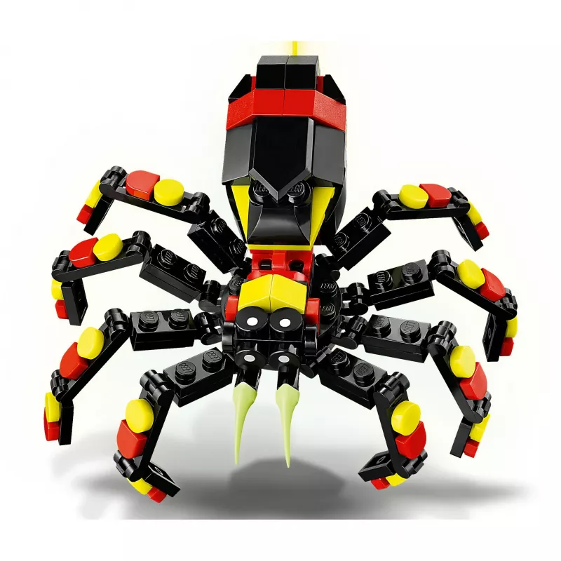 LEGO Creator 3-in-1 būvējams zirnekļa modelis 31159 — 153 gab., vecums 7+, 110×150×50 mm