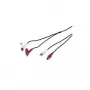 Wentronic Goobay RCA savienojuma kabelis, 1,5 m - 2x RCA spraudnis > 2x RCA spraudnis/ligzda (50214)