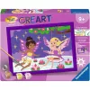 Gleznošanas komplekts Ravensburger CreArt – pasaku draugi (bērnu gleznošanas amatniecības komplekts)