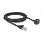 Tīkla kabelis DeLOCK 81098 RJ-45 Cat6 2 m Melns