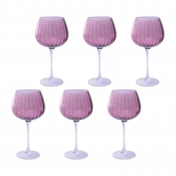 6 glāžu komplekts Rose&Tulipani dzeršanai U20177611A93-Z 460 ml