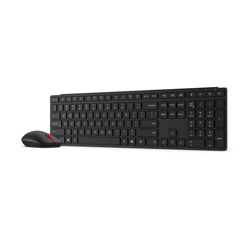Lenovo | Multi-Mode Pro 6000 | Tastatūras un peles komplekts | Bezvadu | Pele iekļauta | Igauņu | Bluetooth | Aptumsuma melna