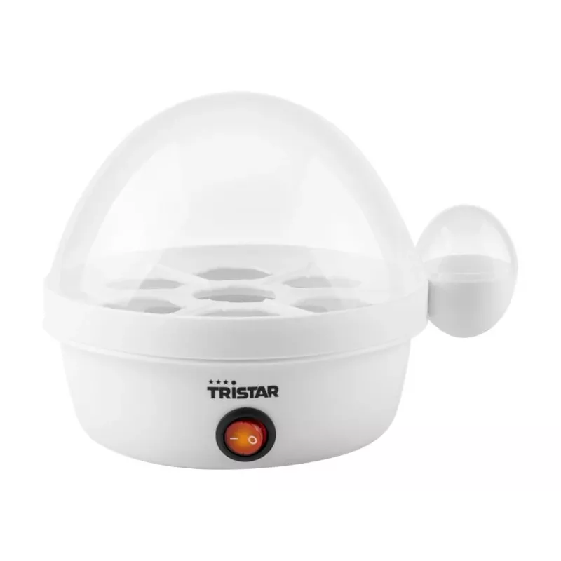 Olu vārāmais Tristar EK-3074 — ietilpība 7 olas, 350 W, caurspīdīgs/baltss