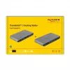 Dokstacija DeLOCK Thunderbolt 3 8K Dual DisplayPort USB LAN SD Audio PD 3.0