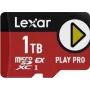 MicroSD atmiņas karte Lexar LMSXPS0001T-BNNNG 1 TB, lasīšanas ātrums 900 MB/s, rakstīšanas ātrums 600 MB/s, 3. klase (U3)