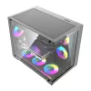 Datorkorpuss DarkFlash B275 PRO (melns) ar 6 iekļautiem dzesēšanas ventilatoriem