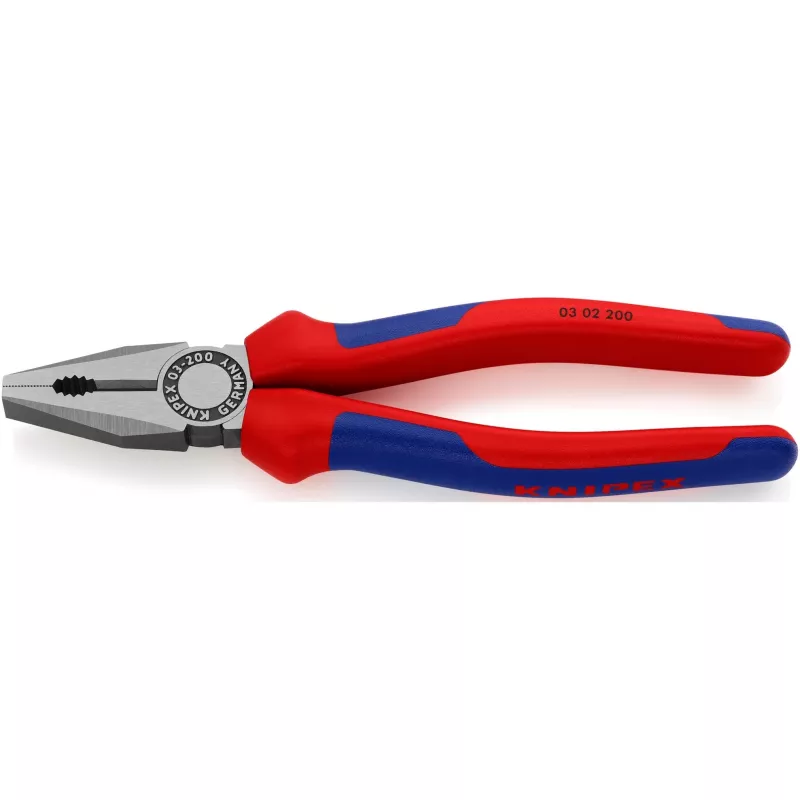 Knipex universālās knaibles, 2-komponentu rokturi, 200mm