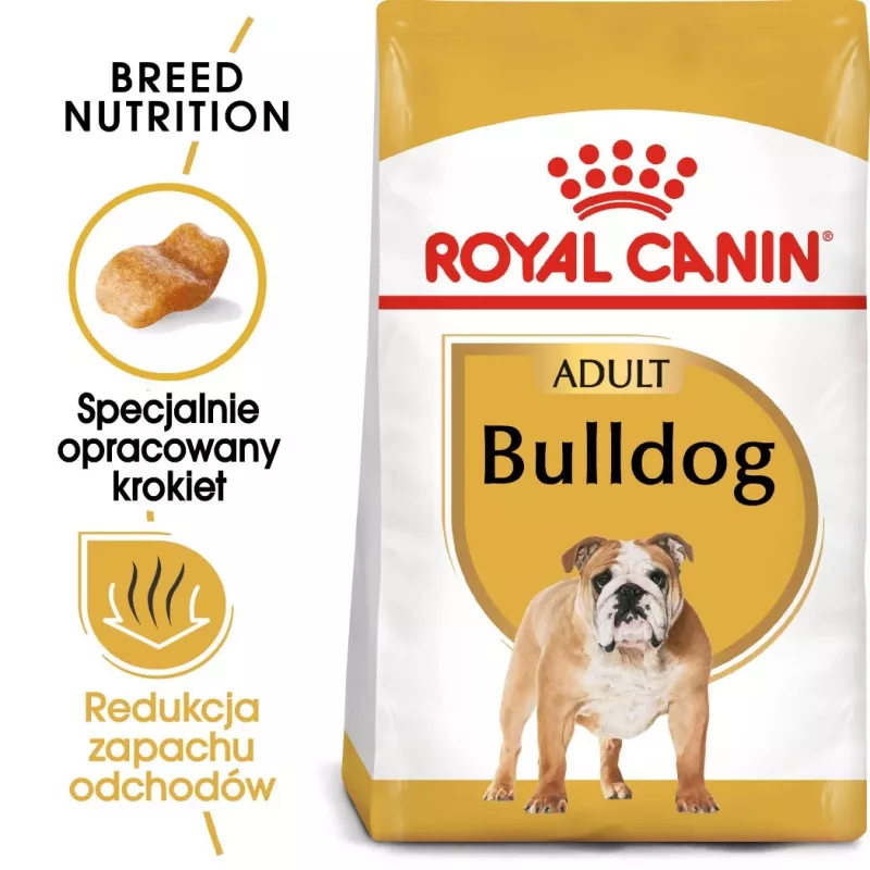 Royal Canin Bulldog Adult sausā barība suņiem, 12 kg