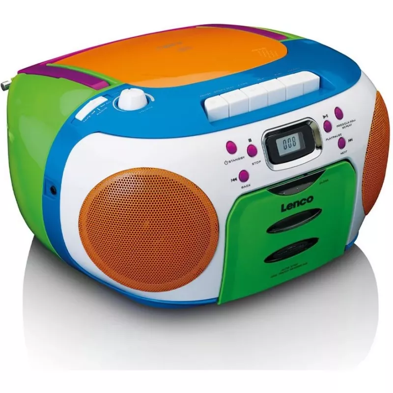 Pārnēsājams radio Lenco SCD-971 Daudzkrāsu