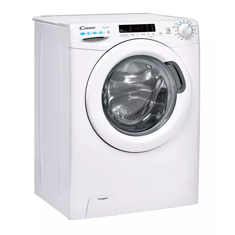 CANDY Veļas mašīna - veļas žāvētājs CSWS 4642DW2/1-S, 6/4kg, Energoklase D, 1400 apgr./min, Dziļums 45.4 cm