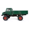 Radio vadāma automašīna Amewi Mercedes‑Benz Unimog 1:12 mērogā ar 4WD, zaļa