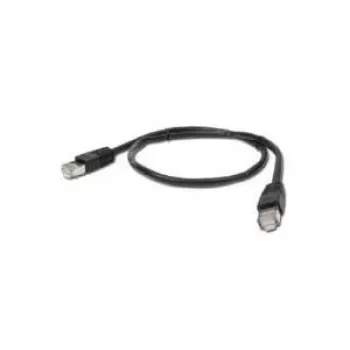 Gembird plākstera vads Cat.6 UTP 3m 3m Cat6 U/UTP (UTP) melns (PP6-3M/BK)