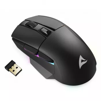 Skiller SGM50W melna optiskā RGB spēļu pele