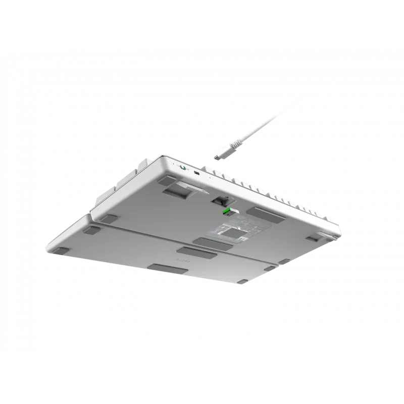 Razer Pro Type Ultra tastatūra biroja USB RF Wireless Bluetooth QWERTY US English sudraba balta
