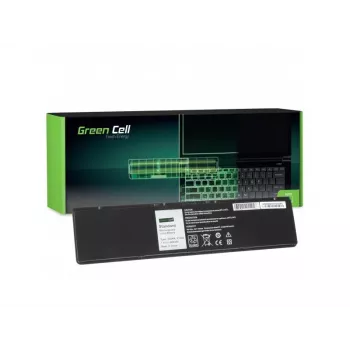 Baterija zaļa Cell DE93 priekš DELL Latitude E7440, Li‑Ion 7.4V 4500mAh, 4 elementi, melna